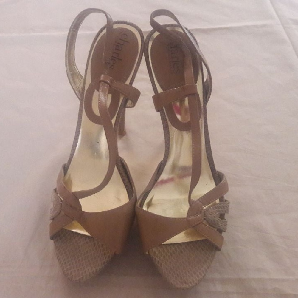 NWOT Strappy High Heel Sandals